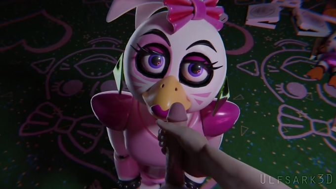 Glamrock Chica Gets Activated And Anal Fucked By A Human