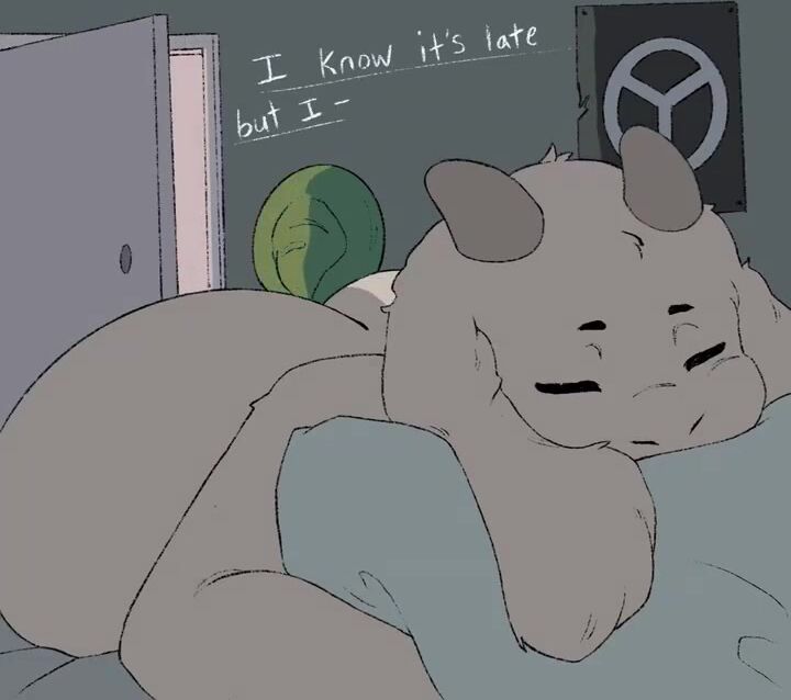 Ralsei Takes An Anal Pounding From His Roommate While He Sleeps