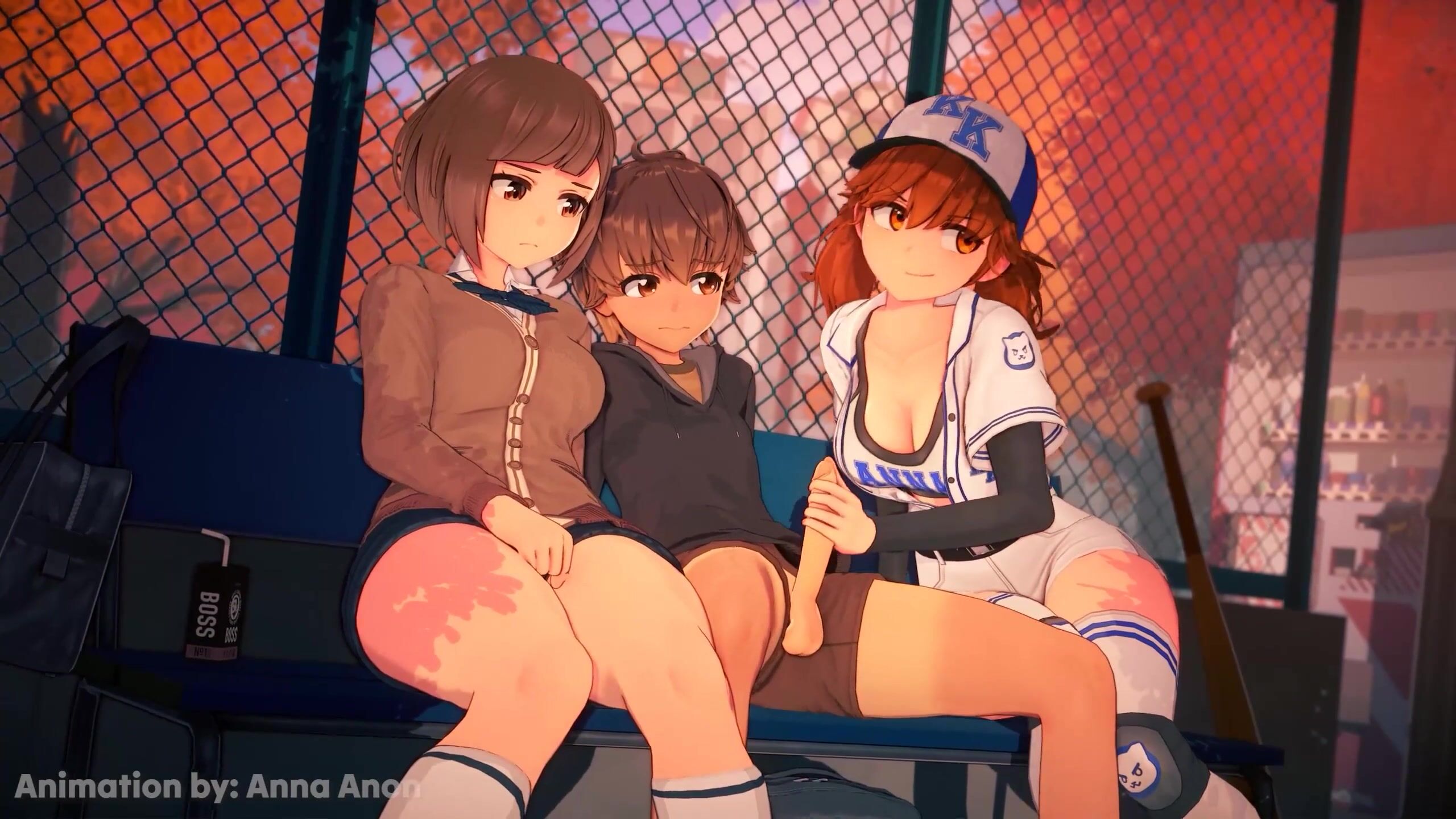 Anna Skyler Jerks Off A Teenager With Ela Amano After Her Baseball Game