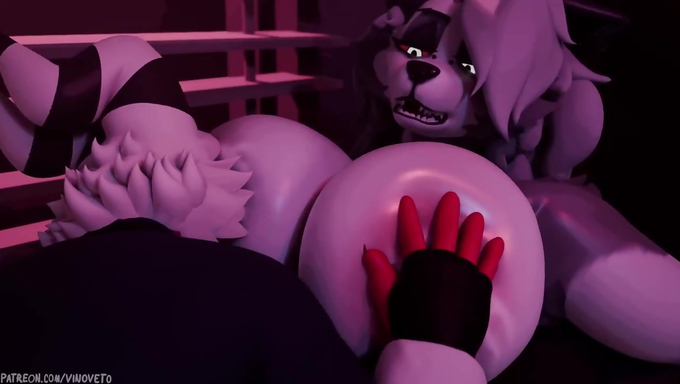 Huge-Titted Loona Takes Control And Rides Moxxie's Cock Against The Wall