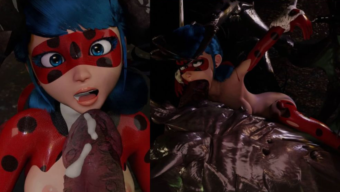 Marinette Dupain-Cheng Gets Lost And Penetrated By A Monster