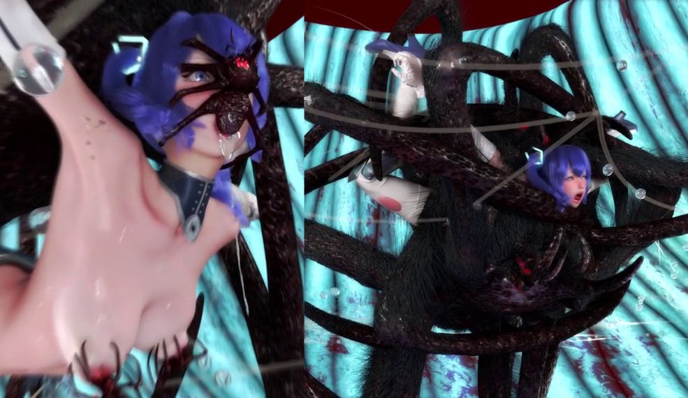 Poor Ulala Gets Violated And Impregnated By A Giant Spider And Its Spiderlings