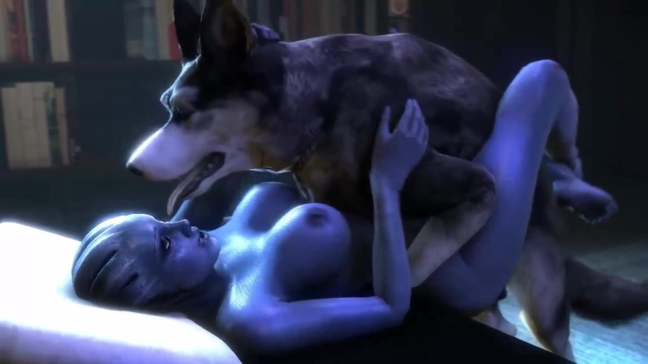 Liara T’Soni Railed By A Pussy‑Hungry Big Dog In Bed