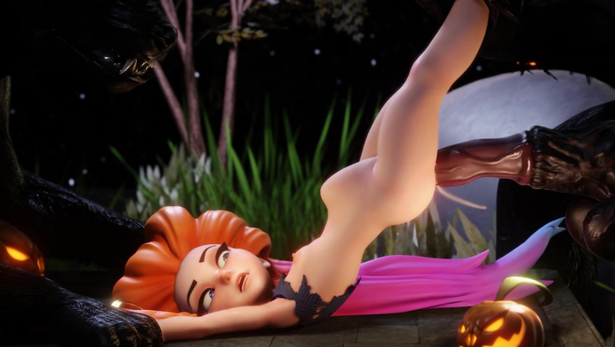 Petite Warrior Zoe Gets Creampied By A Demon Minotaur In Another Dimension
