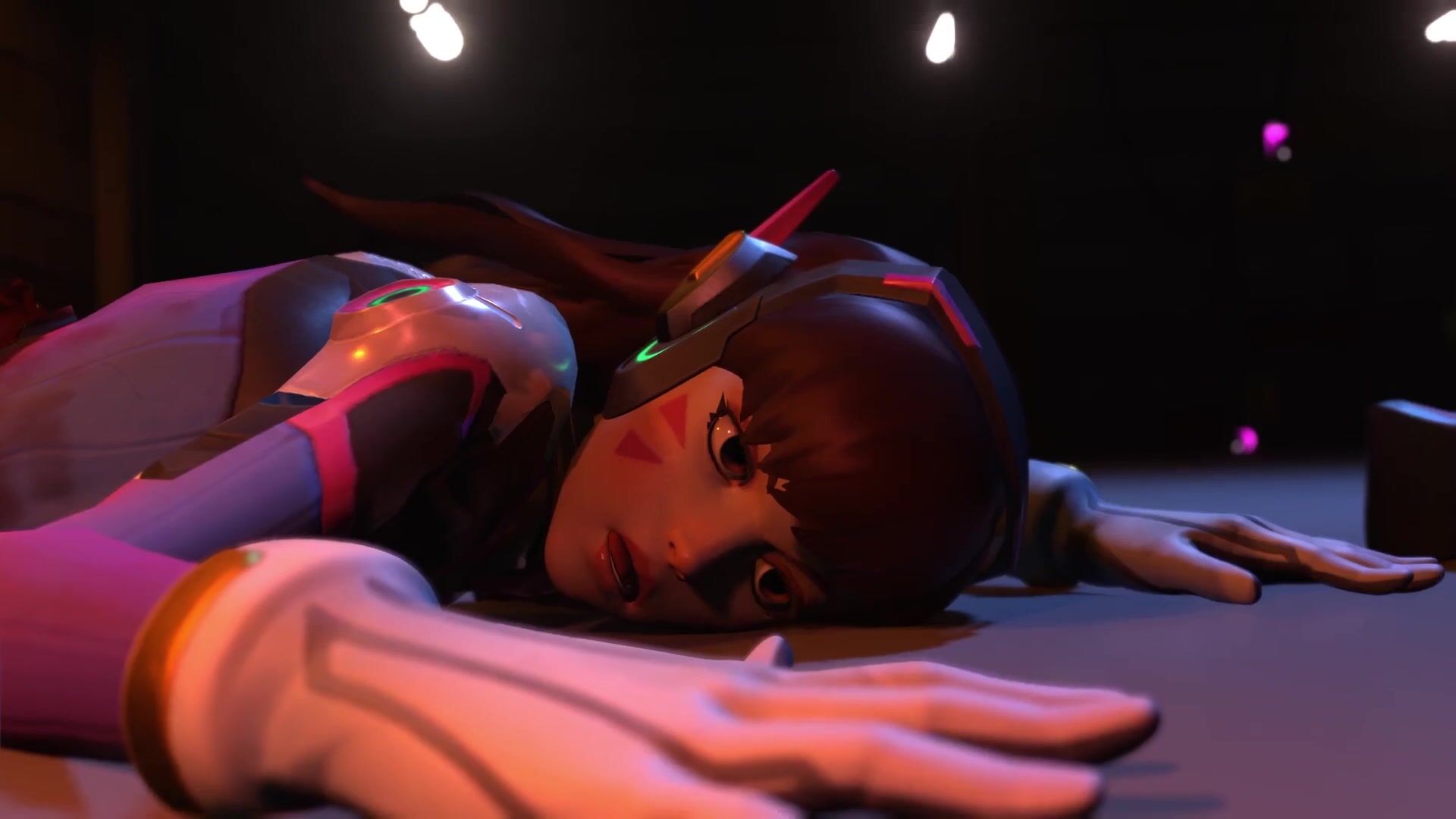 Poor D.Va Steps Into A Trap Before Getting Her Body Sliced And Pounded
