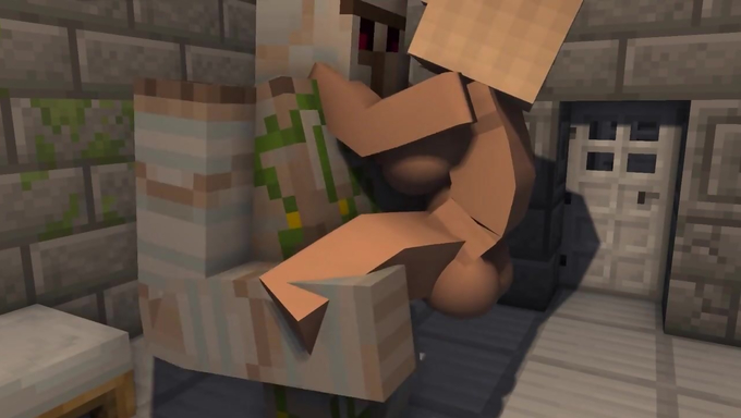 Minecraft Babe's Solo Fun Ends With A Monster Carry Sex