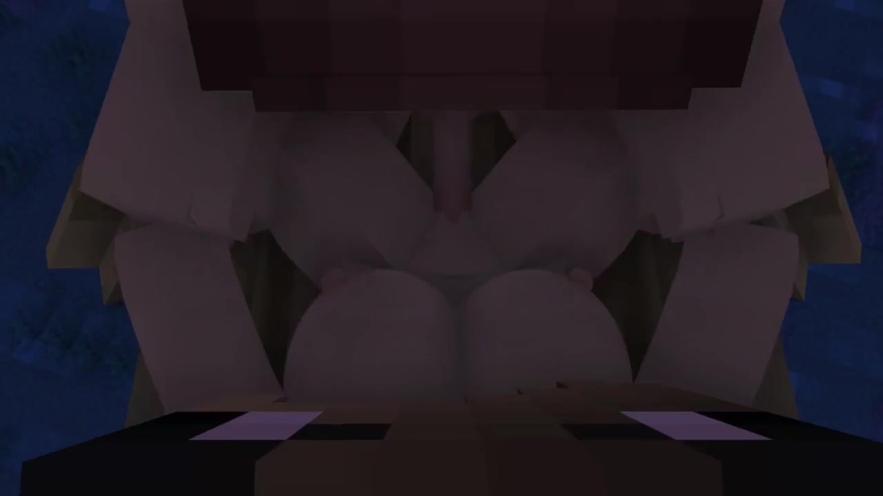 Minecraft Lovers Get Intimate In Missionary Position On A Boat