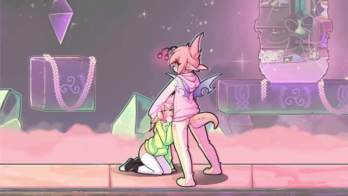 Max Gets Her Mouth And Pussy Filled By Fairy's Futa cock