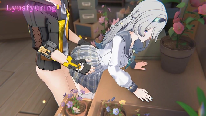 School Girl Firefly Gets Her Cunt Filled By Caelus' Cock On The Table