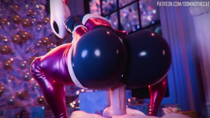 Hornet's Christmas Dick Riding Session With A Human
