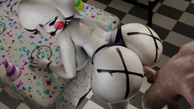 Marie Onette's Juicy Ass Gets Painted With Cumshot
