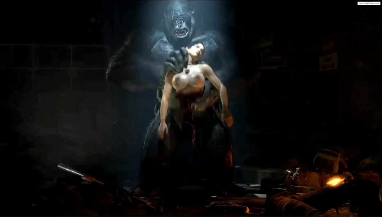 Kong Rips A Busty Girl In Half And Fucks Her Dead Body