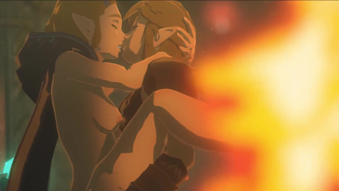 Link Pounds Princess Zelda's Pussy During Their Adventure