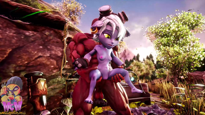 Tristana Takes A Massive Creampie In A Carry Fuck Position