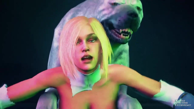 Power Girl Gets Experimented On By Her Captors And The Dog