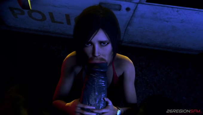 Busty Ada Wong Gets Brutally Pounded By A Monster Cock Outdoors