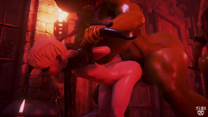 Busty Futanari Elves Smashed The Elf Prince's Ass In The Prison