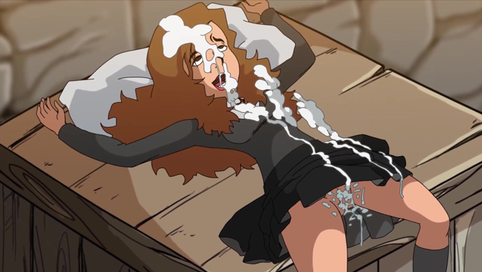Hagrid Showers Hermione Granger With Cum After Pounding Her Pussy