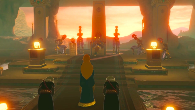 Futa Urbosa Fucks Princess Zelda In The Ass In The Palace