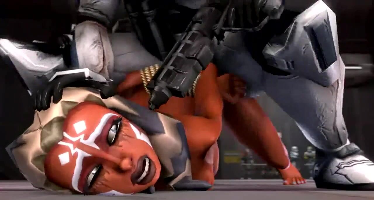 Ahsoka Tano Gets Doggy Styled And Titjobbed While Deepthroating Another Cock On The Table