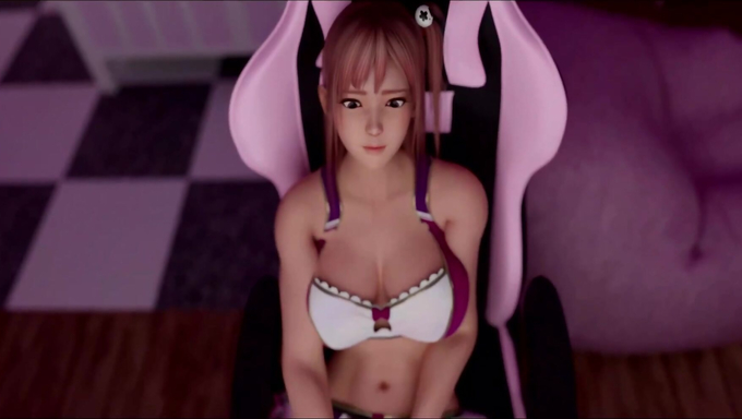 Honoka Gets Fucked In The Pussy And Ass Inside The Comfort Room And Gets Double Creampie