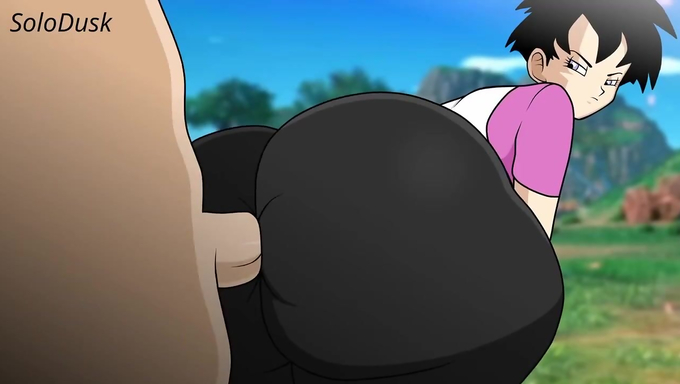 Thick Ass Videl Pleasures A Huge Cock On The Battlefield