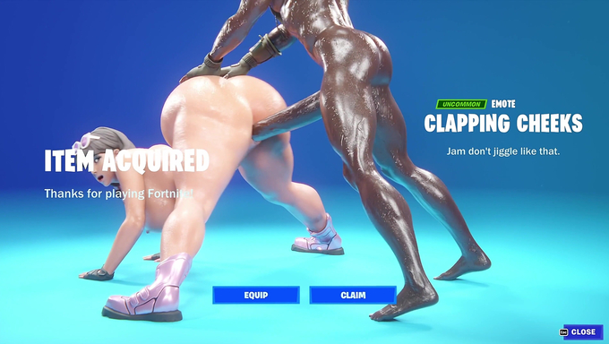 Thick Busty Jules Takes Rough Backshots In Fortnite Emote Preview