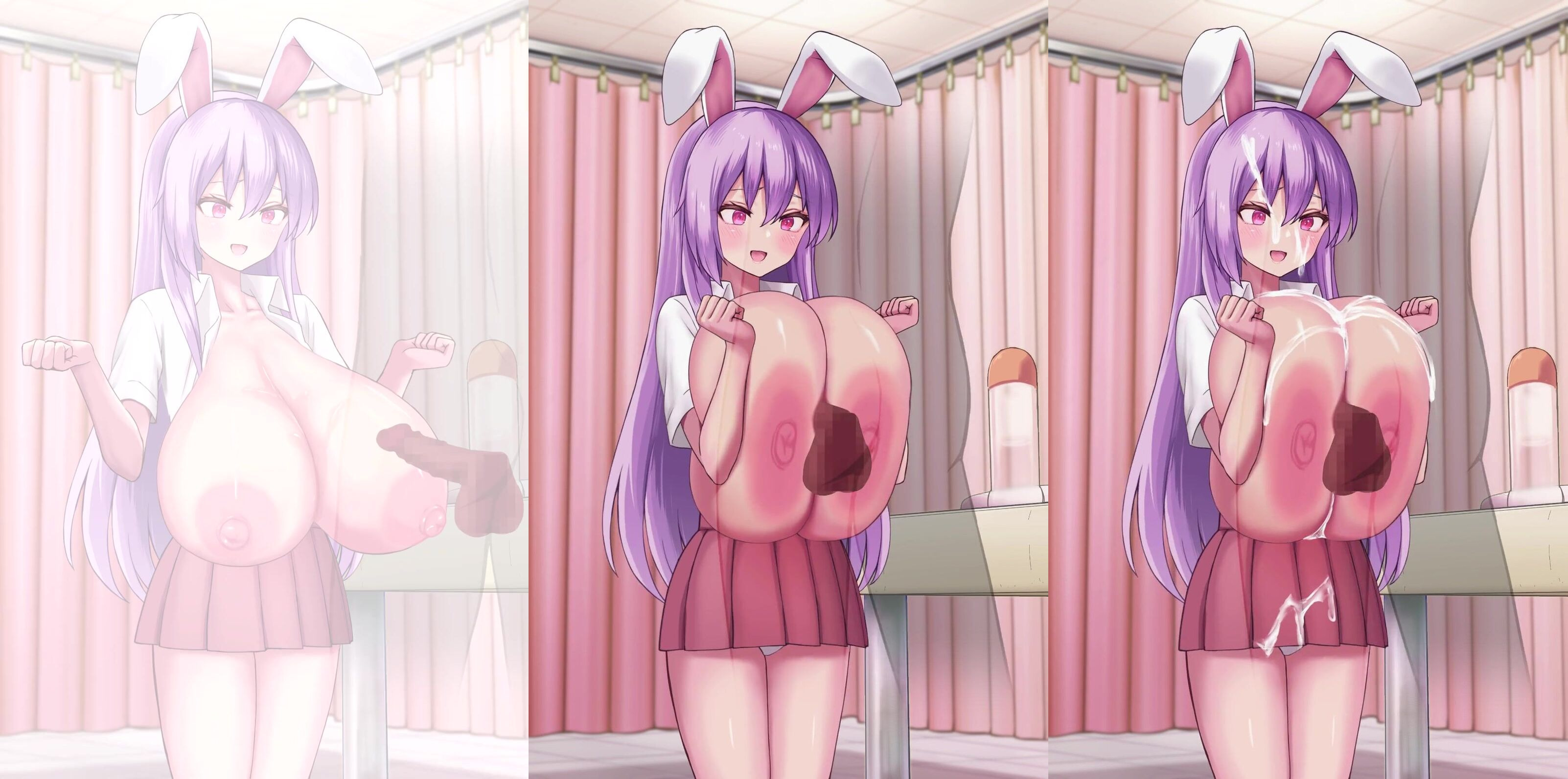 Bunny Reisen Uses Her Gigantic Tits To Make A Stranger Cum