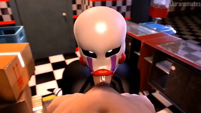 The Puppet Gets Her Mouth Deeply Fucked By A Massive Cock