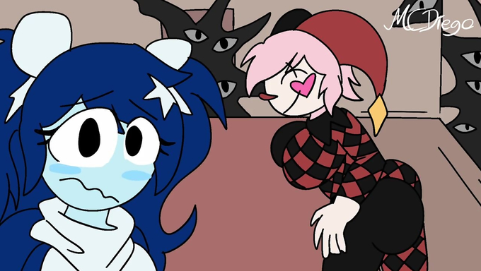 Elphelt Valentine And Dizzy Get Roughly Fucked By Multiple Monsters In A Halloween Costume
