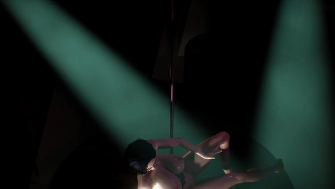 Busty Babe Pole Dances Before Getting Railed