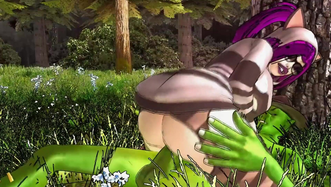 Kokoro Rides An Ogre's Dick In The Forest