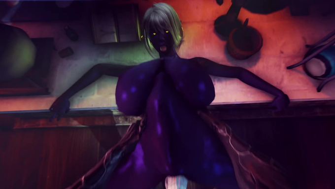 Busty Queen Nualia Gets Her Cunt Destroyed By A Monster Cock