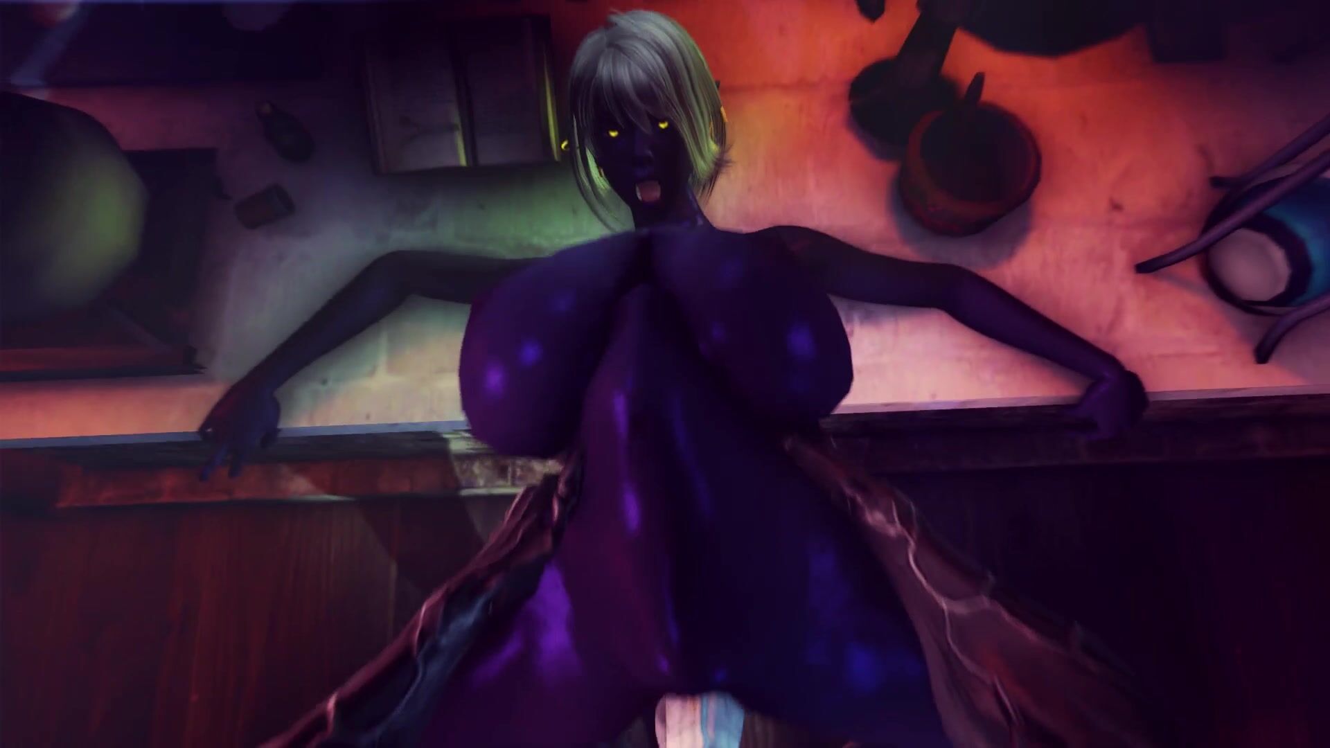 Busty Queen Nualia Gets Her Cunt Destroyed By A Monster Cock
