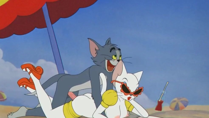Tom Cat Shoots His Massive Load Inside Toodles Galore's Pussy On The Beach