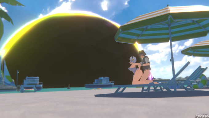 Anby Demara Gets Fucked From Behind By Wise On The Beach