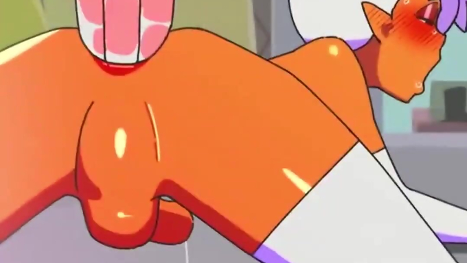 Short Haired Futa Elf Gets Her Ass Filled By A Huge Cock