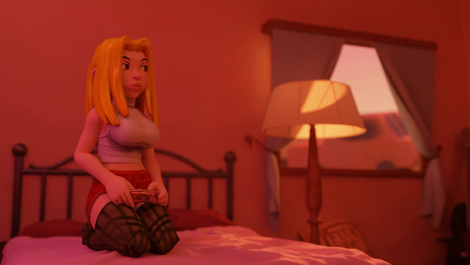 Blendy Gets Filmed Having Sex With Her Boyfriend On The Bed