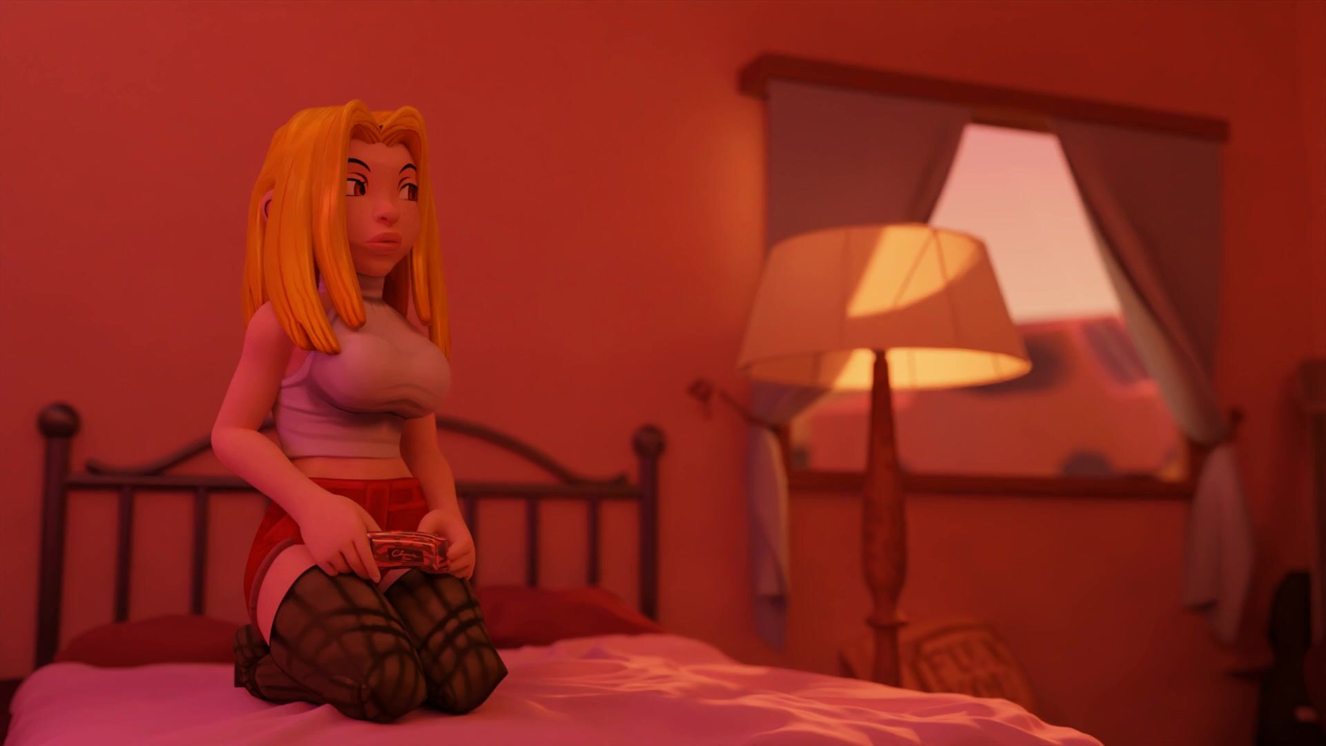 Blendy Gets Filmed Having Sex With Her Boyfriend On The Bed