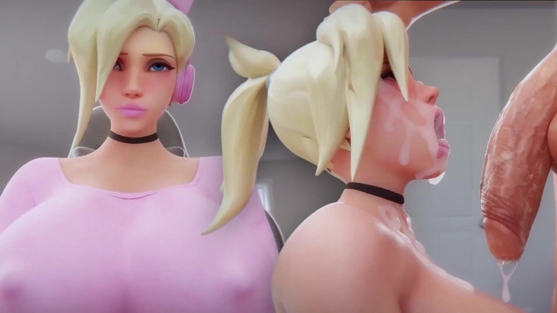 Mercy Gets Caught Off Guard While Playing Games By Her Stepbrother\