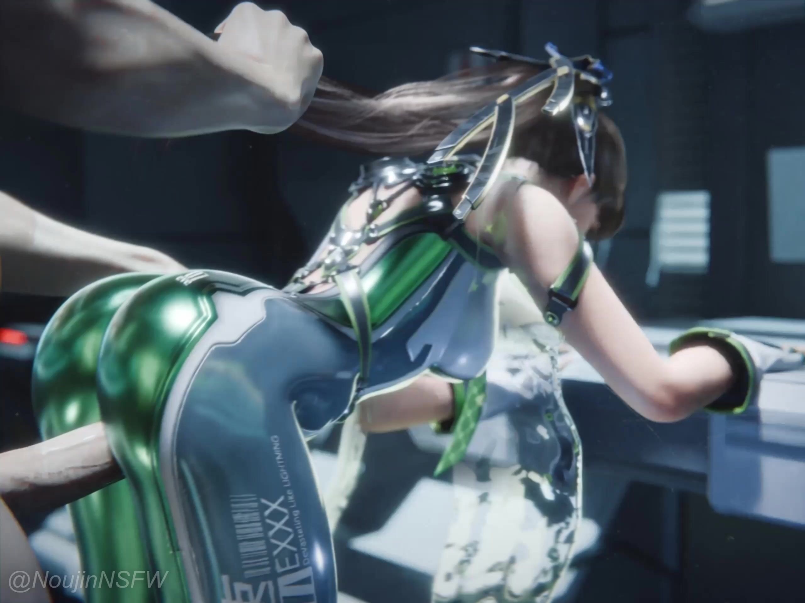 Thick Ass Eve Takes Hard Backshots While Getting Her Hair Pulled