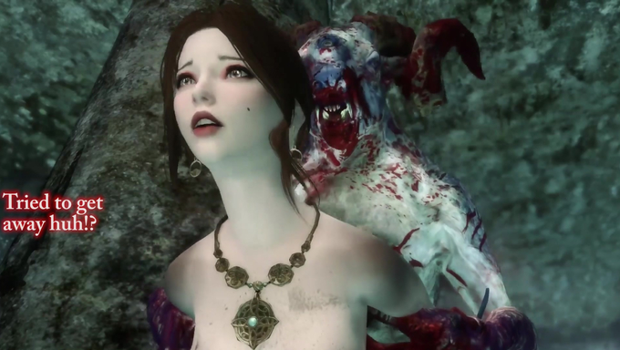 Eveline Encounters Multiple Monsters And Gets Her Pussy Smashed