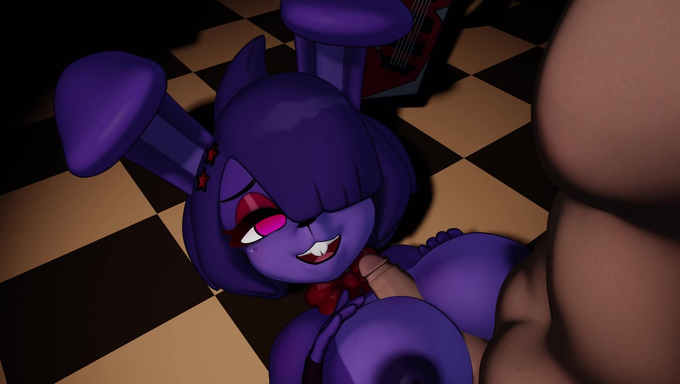 Bonfie Gives A Human A Boobjob Before Getting Smashed