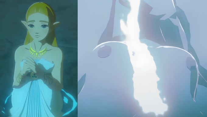 Princess Zelda's Devotion Quickly Turns Into Messy Lewd With Link