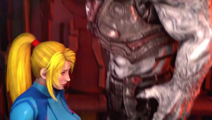 Samus Aran Takes A Massive Cock From Unknown Planet 2 Inside The Engine Room