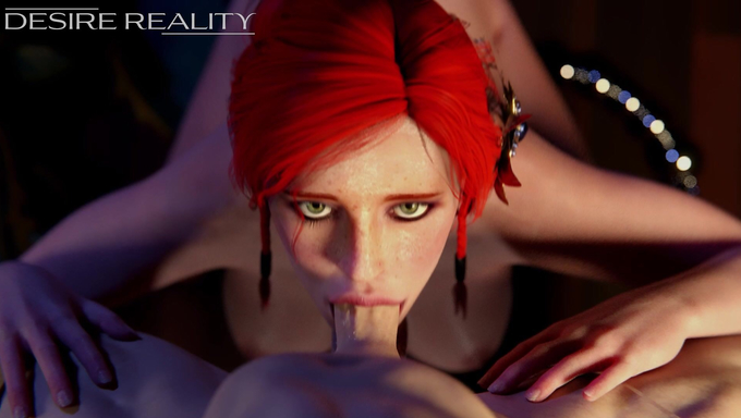 Triss Merigold Blowjobs A Big Cock And Takes A Thick Facial