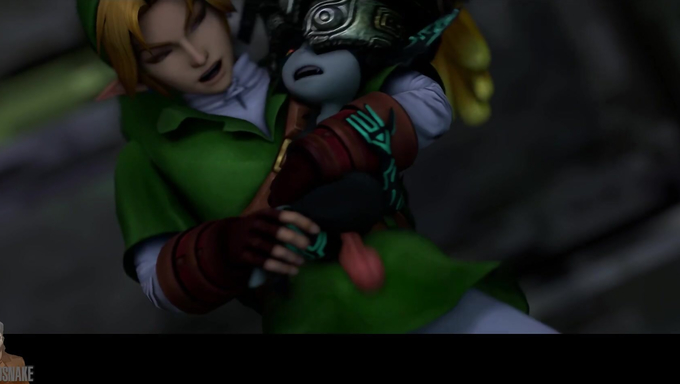 Link Turns Into A Werewolf And Roughly Fucks Midna's Pussy