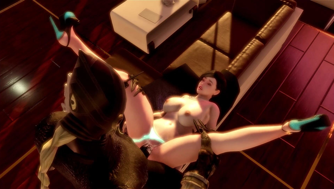 Beautiful Big Titted Babe Takes A Savage Pounding From A Monster Alien