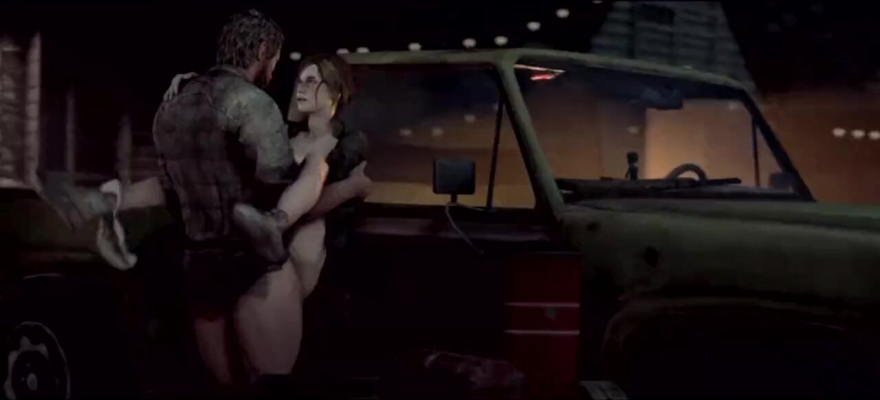 Ellie Williams Gets Carry Fucked By Joel Miller Against The Car
