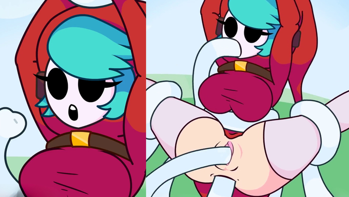 Restrained Shy Gal Gets Her Holes Fucked And Filled By A Tentacled Monster